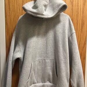Men's Light Gray Pullover Hoodie - Everyday Essential